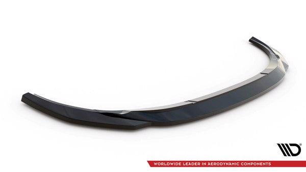 Maxton Front Splitter V.1 Audi E-Tron - Gloss Black