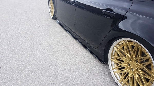 Maxton Side Skirts Diffusers Audi S7 / A7 S-Line C7 - Gloss Black