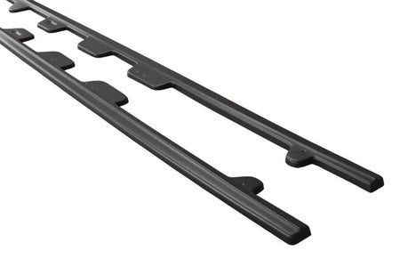 Maxton Side Skirts Diffusers Audi S7 / A7 S-Line C7 - Gloss Black