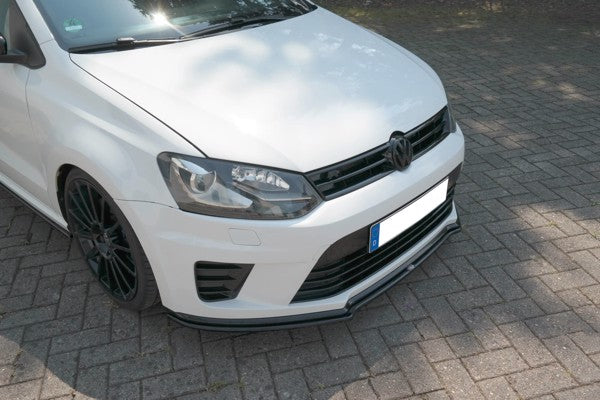 Maxton Front Splitter Volkswagen Polo Mk5 R Wrc - Gloss Black