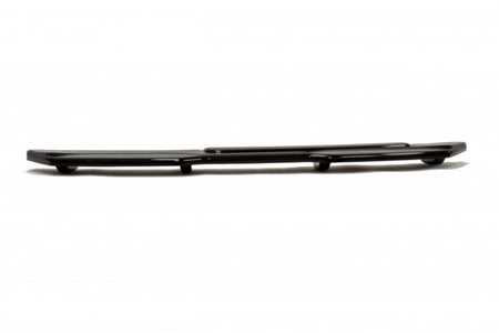 Maxton Central Rear Splitter For BMW X4 M-Pack (With A Vertical Bar) - Gloss Black
