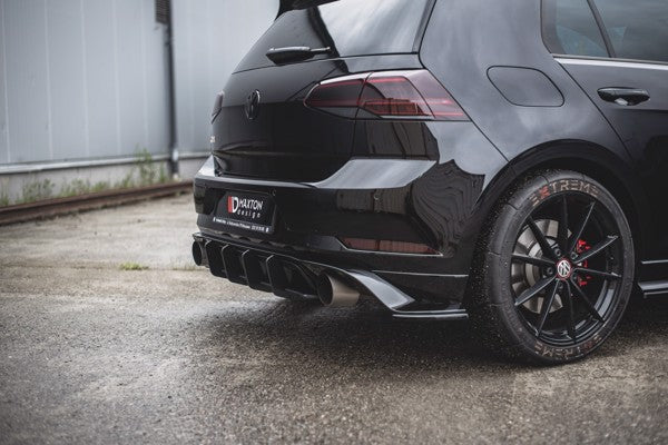 Maxton Racing Durability Rear Diffuser VW Golf 7 Gti Tcr - Black