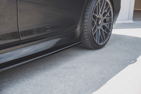 Maxton Side Skirts Diffusers V.2 BMW 5 F10/F11 M-Pack - Gloss Black