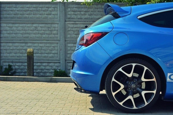 Maxton Rear Side Splitters Opel Astra J Opc / Vxr - Gloss Black