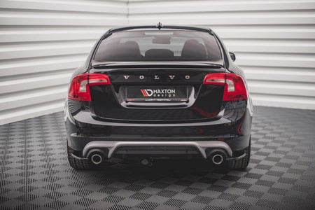 Maxton Rear Side Splitters Volvo S60 R-Design Mk2 - Gloss Black