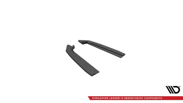 Maxton Street Pro Rear Side Splitters V.1 Ford Mustang Gt Mk6 Facelift - Black
