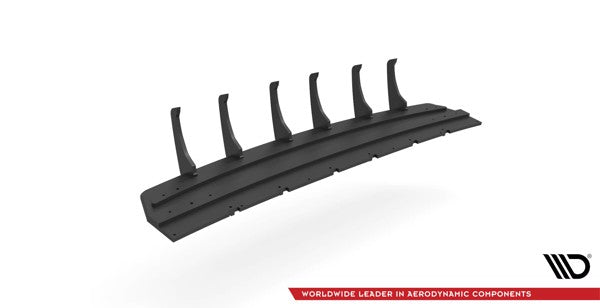 Maxton Street Pro Rear Diffuser Audi Sq7 /Q7 S-Line Mk2 (4M) Facelift  - Black