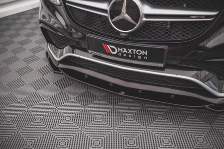 Maxton Front Splitter V.2 Mercedes-Benz Gle Coupe 63Amg C292 - Gloss Black