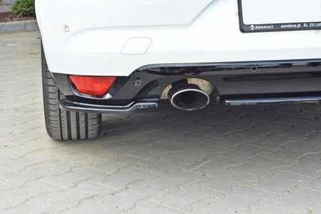 Maxton Rear Side Splitters Renault Megane Mk4 Hatchback - Gloss Black