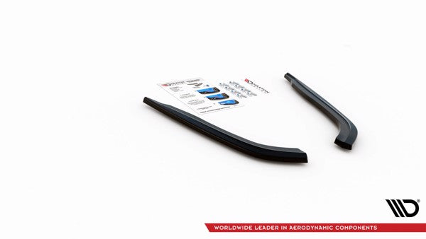 Maxton Rear Side Splitters BMW 5 G30 - Gloss Black