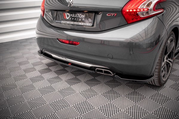 Maxton Rear Side Splitters Peugeot 208 Gti Mk1 - Gloss Black