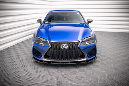 Maxton Front Splitter V.2 Lexus Gs F Mk4 Facelift - Gloss Black