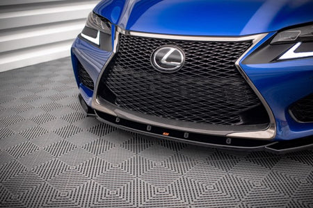 Maxton Front Splitter V.2 Lexus Gs F Mk4 Facelift - Gloss Black