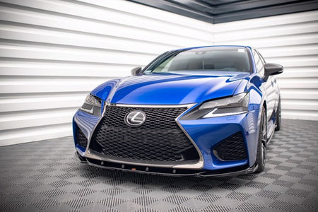 Maxton Front Splitter V.2 Lexus Gs F Mk4 Facelift - Gloss Black