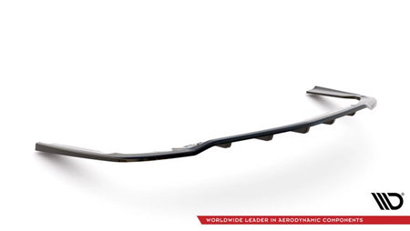 Maxton Central Rear Splitter (With Vertical Bars) Opel Insignia Opc Mk1 - Gloss Black