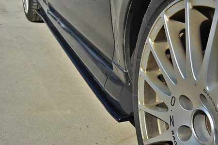 Maxton Side Skirts Diffusers Opel Corsa D Opc / Vxr - Gloss Black