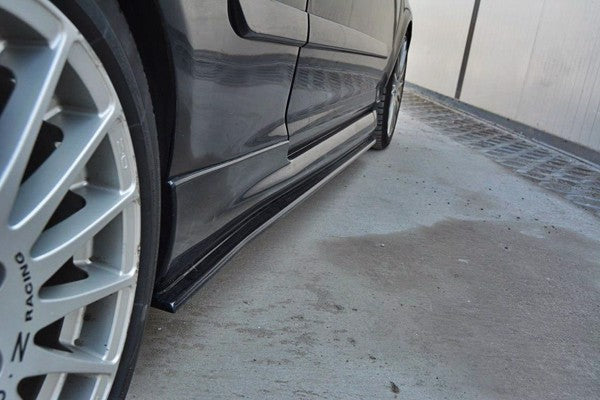 Maxton Side Skirts Diffusers Opel Corsa D Opc / Vxr - Gloss Black