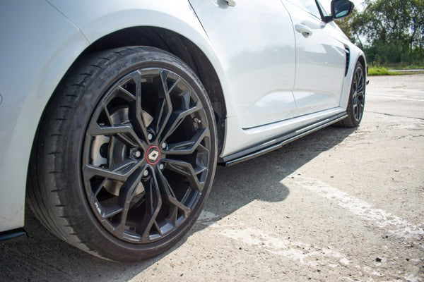 Maxton Side Skirts Diffusers Renault Megane Iv RS - Gloss Black