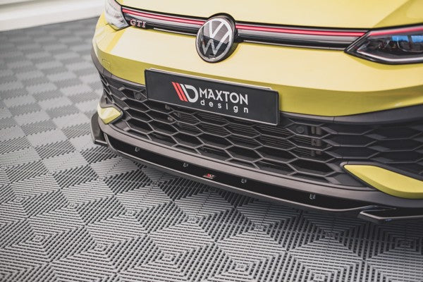 Maxton Front Splitter V.2 Volkswagen Golf 8 Gti Clubsport - Gloss Black