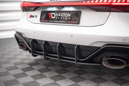 Maxton Street Pro Rear Diffuser Audi RS7 C8 / RS6 C8 - Black