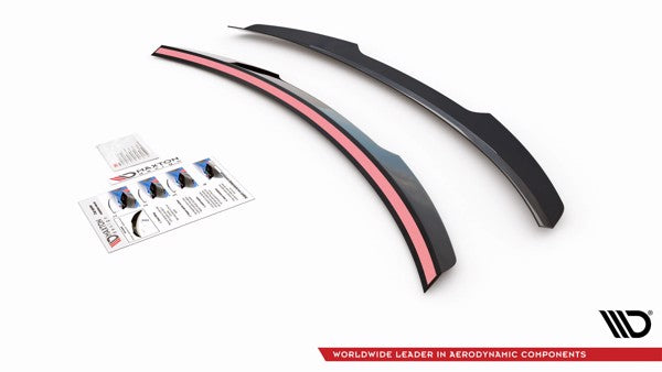 Maxton Spoiler Cap Kia Optima Mk4 - Gloss Black