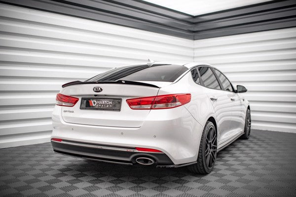 Maxton Spoiler Cap Kia Optima Mk4 - Gloss Black