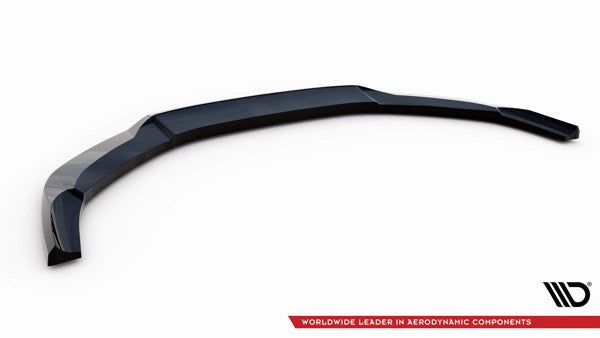 Maxton Front Splitter V.1 Audi S8 D4 - Gloss Black