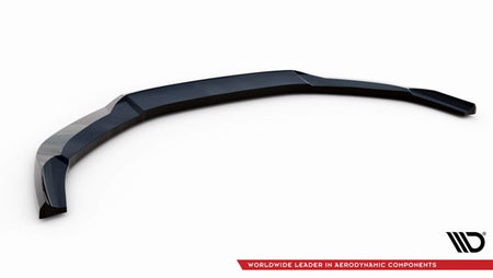 Maxton Front Splitter V.1 Audi S8 D4 - Gloss Black