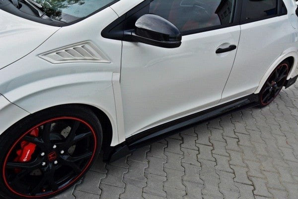 Maxton Racing Side Skirts Diffusers Honda Civic Ix Type R