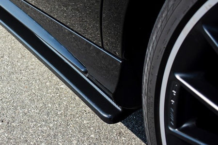 Maxton Side Skirts Diffusers Mercedes A W176/ Cla 117 Amg/ Cla 117 Amg Line Facelift - Gloss Black