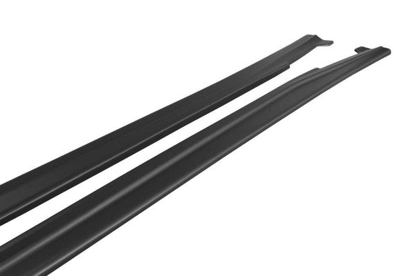 Maxton Side Skirts Diffusers Mercedes A W176/ Cla 117 Amg/ Cla 117 Amg Line Facelift - Gloss Black