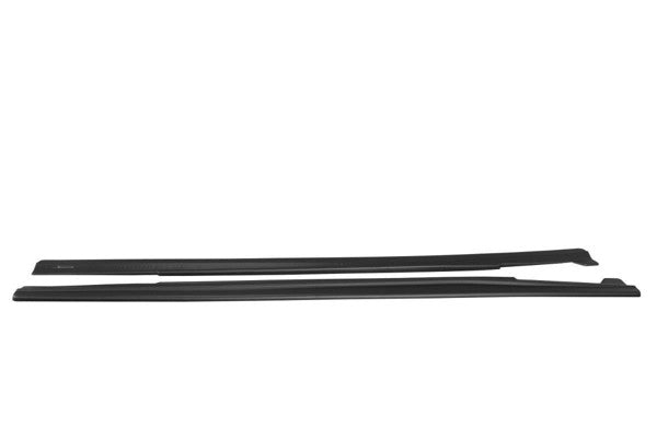 Maxton Side Skirts Diffusers Mercedes A W176/ Cla 117 Amg/ Cla 117 Amg Line Facelift - Gloss Black