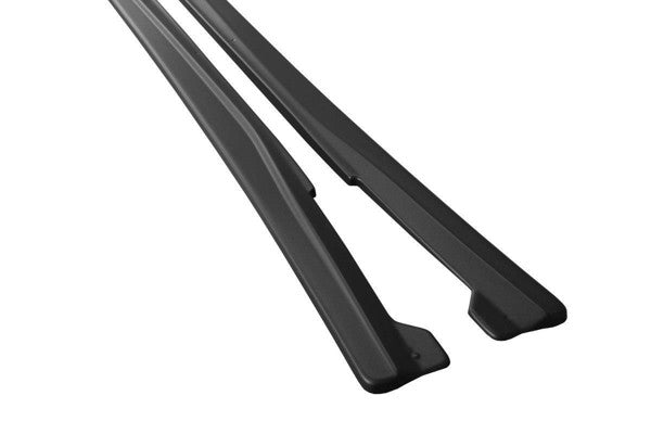 Maxton Side Skirts Diffusers Mercedes A W176/ Cla 117 Amg/ Cla 117 Amg Line Facelift - Gloss Black