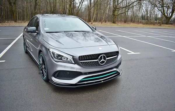 Maxton Front Splitter V.1 Mercedes-Benz Cla C117 Amg-Line Facelift - Gloss