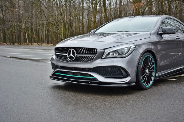 Maxton Front Splitter V.1 Mercedes-Benz Cla C117 Amg-Line Facelift - Gloss