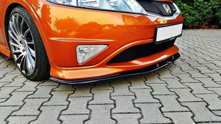 Maxton Front Splitter Honda Civic VIii Type S/R - Gloss Black