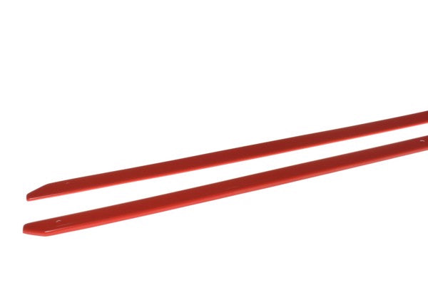 Maxton Side Skirts Diffusers V.2 VW Golf 7 R / R-Line Facelift - Gloss Black