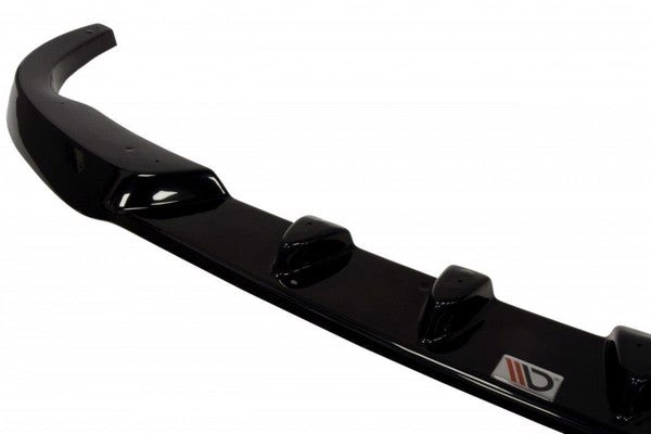 Maxton Front Splitter Peugeot 206 (For: Cc, Rc, Gti, S16, Xsi, Xs, Sport) - Gloss Black
