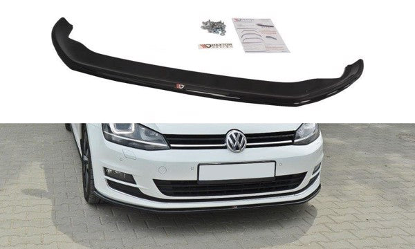 Maxton Front Splitter VW Golf VII - Gloss Black
