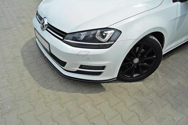Maxton Front Splitter VW Golf VII - Gloss Black