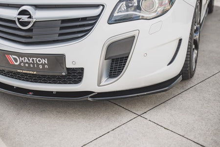 Maxton Front Splitter V.2 Opel Insignia Mk. 1 Opc Facelift - Gloss Black