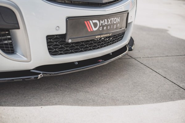 Maxton Front Splitter V.2 Opel Insignia Mk. 1 Opc Facelift - Gloss Black