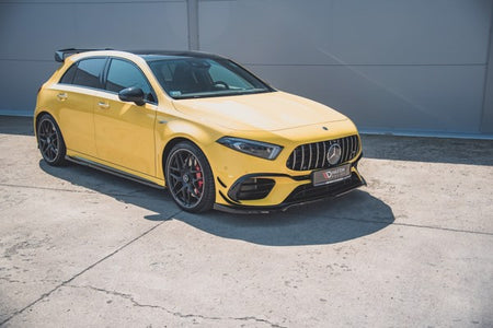 Maxton Front Splitter V.1 Mercedes-Amg A 45 S W177 - Gloss Black