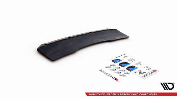 Maxton Central Rear Splitter For Audi S5 Sportback F5 Facelift - Gloss Black
