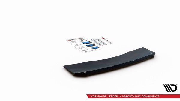 Maxton Central Rear Splitter For Audi S5 Sportback F5 Facelift - Gloss Black