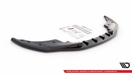 Maxton Front Splitter V.1 BMW 4 M-Pack G22 - Gloss Black