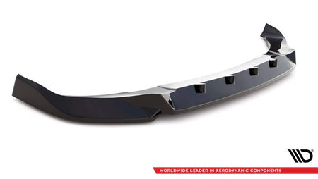 Maxton Front Splitter V.2 BMW X4 M-Pack G02 Facelift - Gloss Black