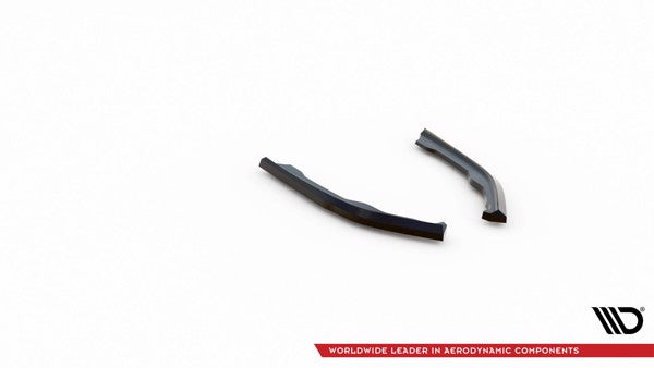 Maxton Rear Side Splitters V.2 BMW 2 Coupe M240I G42 - Gloss Black