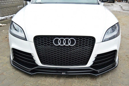 Maxton Front Splitter V.2 Audi TT RS 8J - Gloss Black