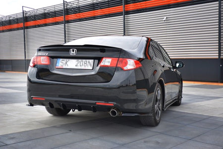 Maxton Rear Side Splitters Honda Accord Mk8. (Cu-Series) Preface Sedan - Gloss Black